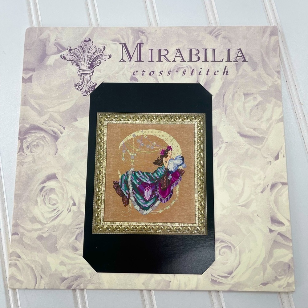 Mirabilia Designs Moon Flowers Vintage Fairy Cross Stitch Pattern Nora Corbett